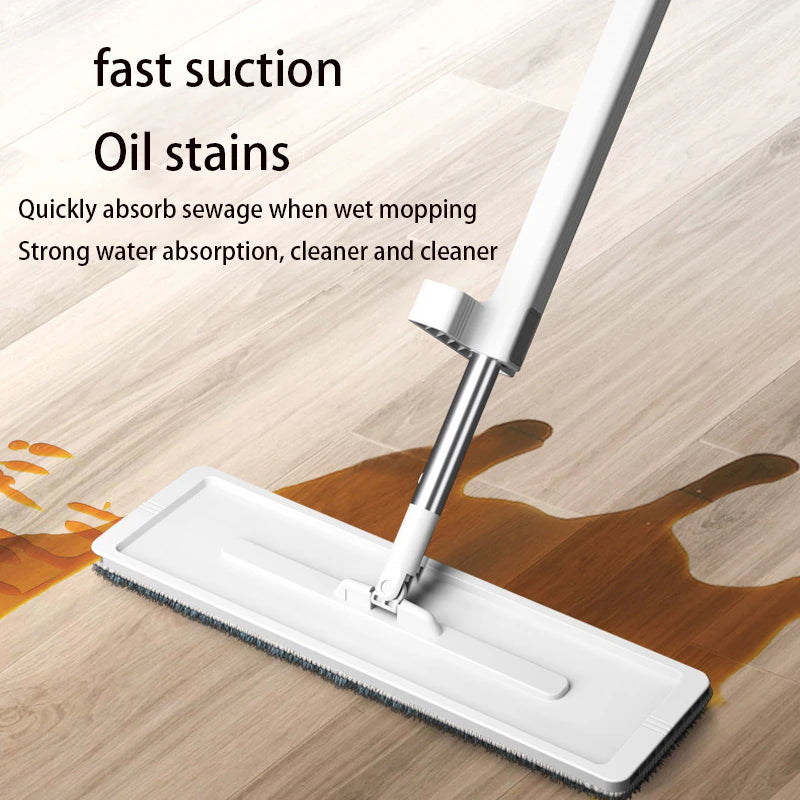 "Effortless Cleaning: Squeeze Mop Magic - Hands-Free, Lazy Mops for a Sparkling Clean Home"