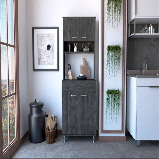 "Stylish and Spacious Piacenza Double Door Cabinet - Perfect for Your Pantry!"